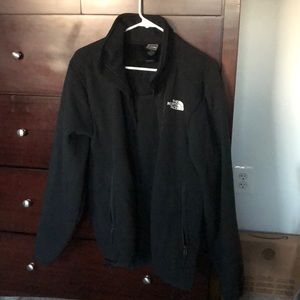 Black north face zip up